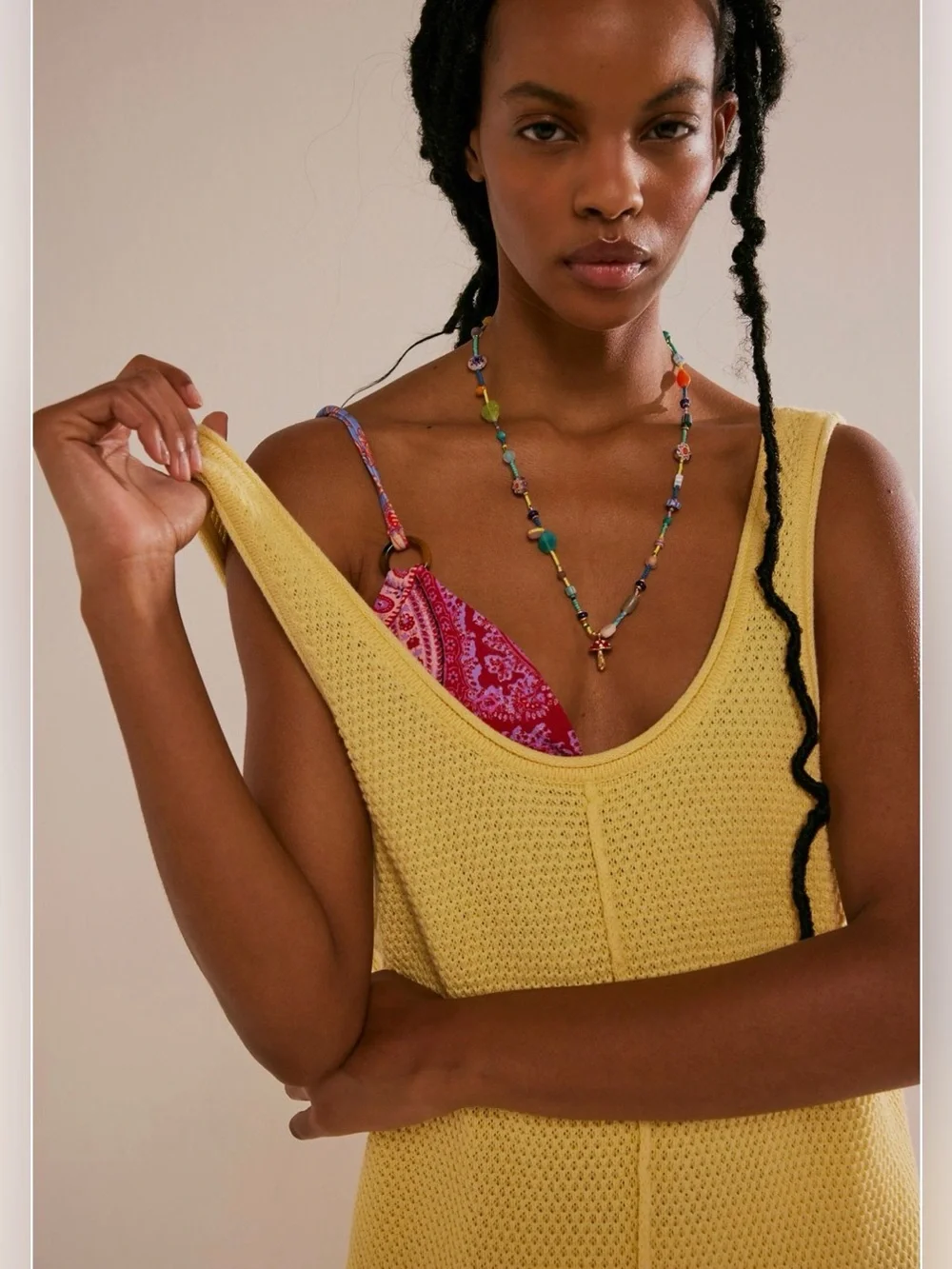 Free People Hailee Sweater Jumper - Yellow Tansey 💛 XS